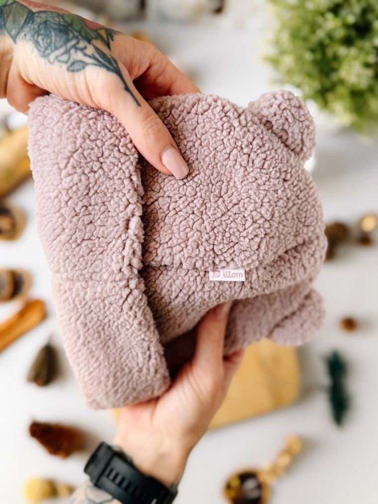 Czapka dziewczęca, różowa, Iltom