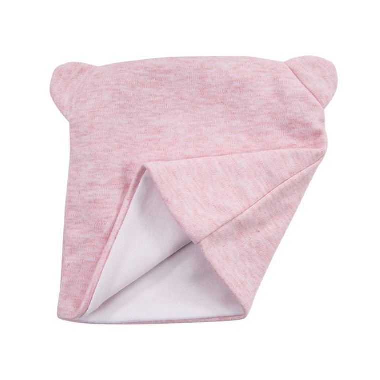 Czapka dziewczęca, różowa, lama, Eevi