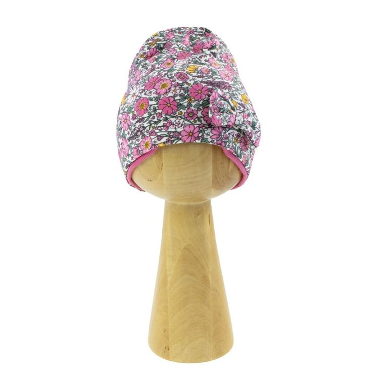 Czapka dziewczęca, różowa, Nicol