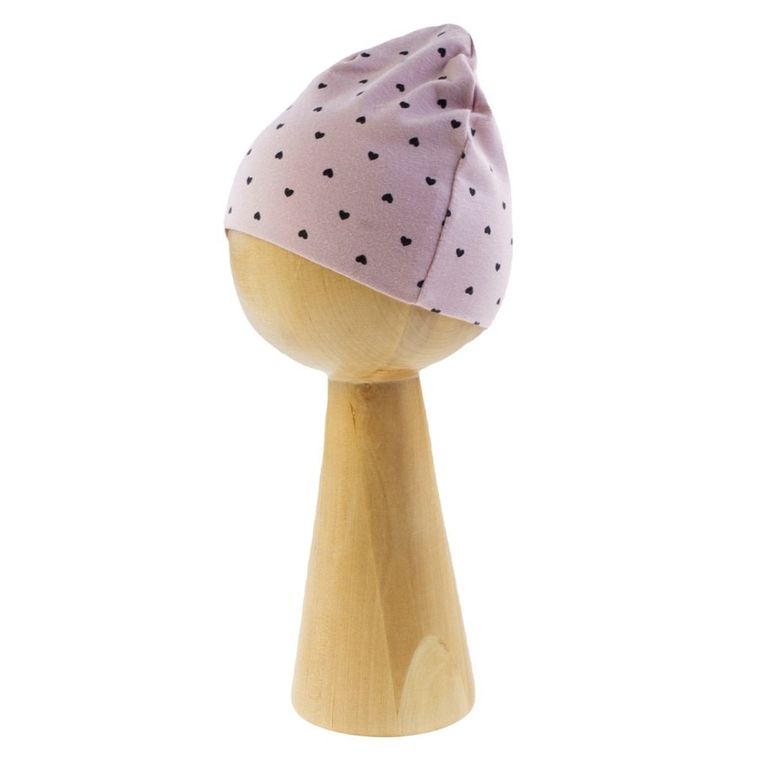 Czapka dziewczęca, różowa, Nicol