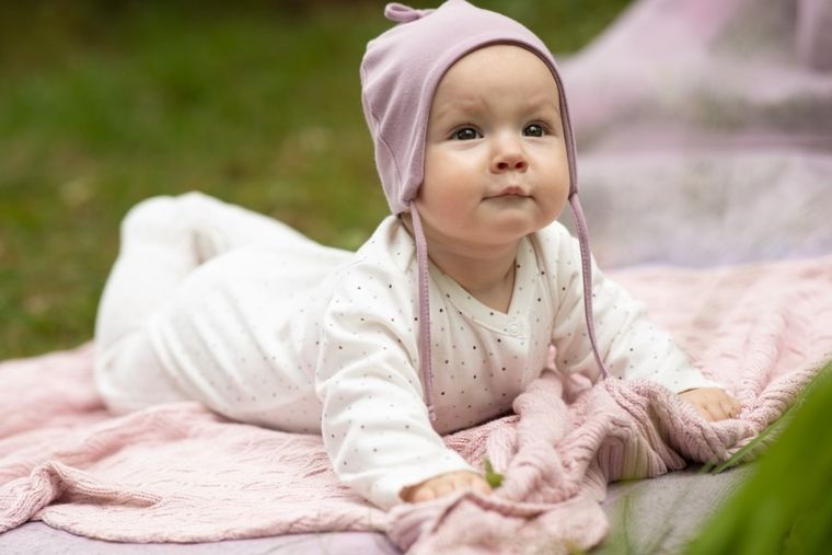 Czapka dziewczęca, różowa, Pinokio