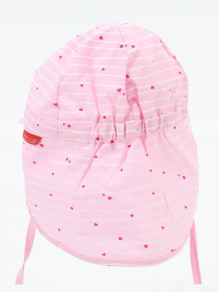 Czapka dziewczęca safari, różowa, Yoclub