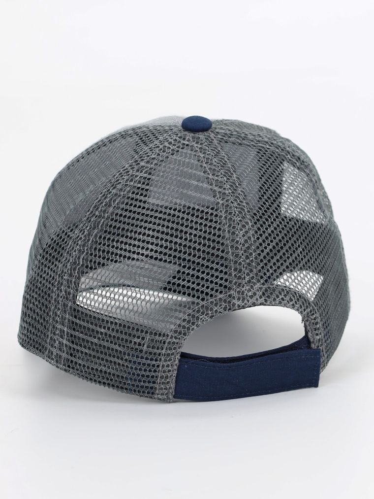 Czapka z daszkiem chłopięca, szara, Yoclub