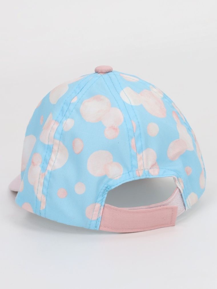 Czapka z daszkiem dziewczęca, niebieska, Yoclub