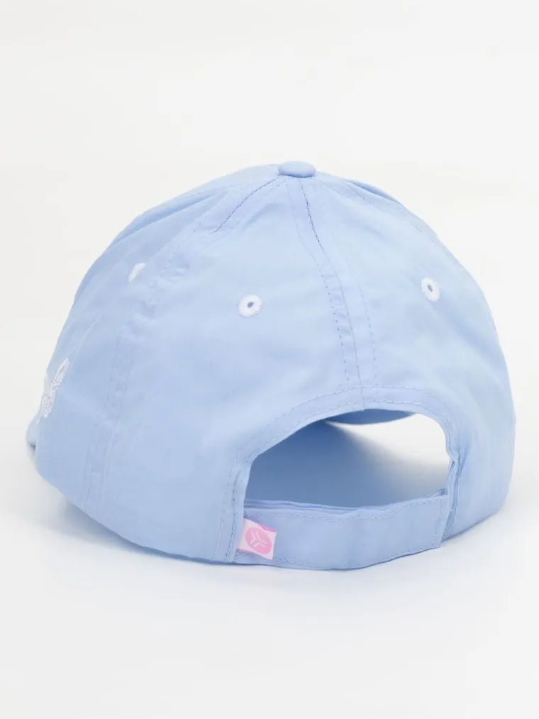 Czapka z daszkiem dziewczęca, niebieska, Yoclub