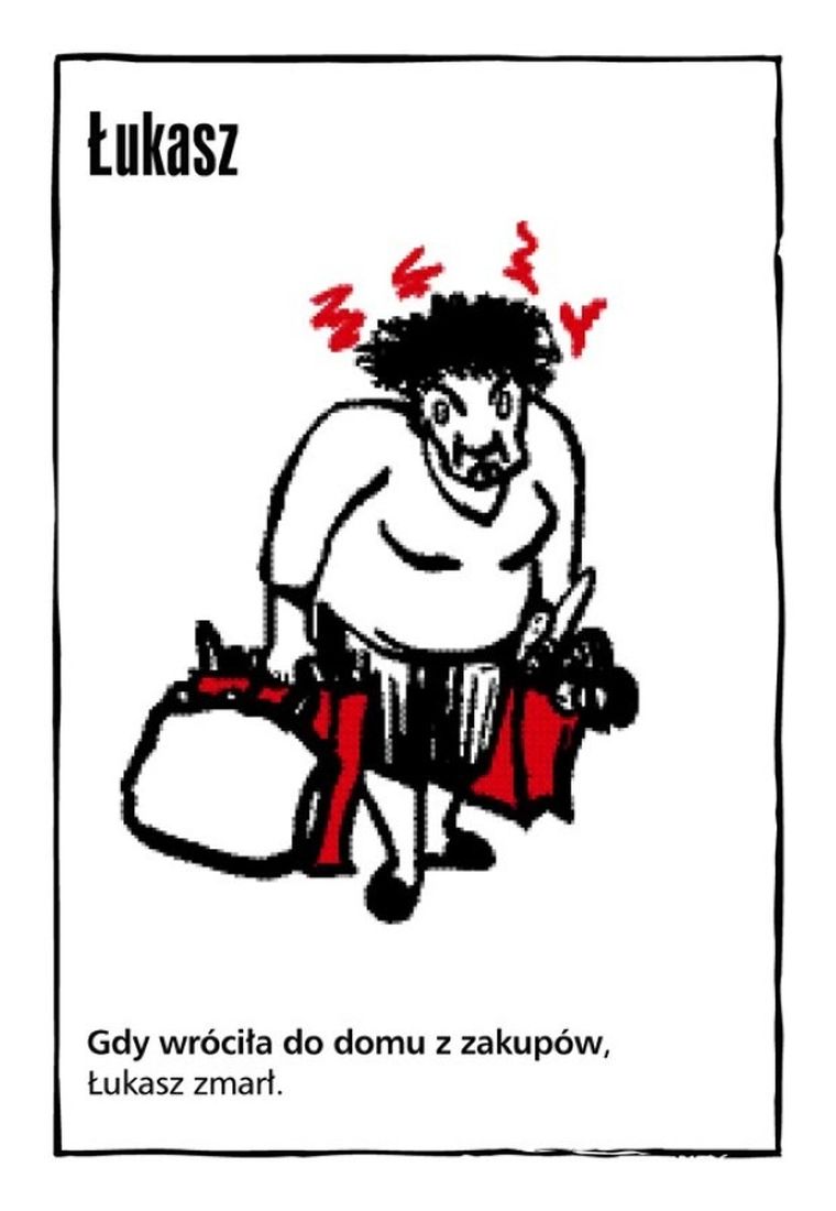 Czarne Historie 8, gra karciana