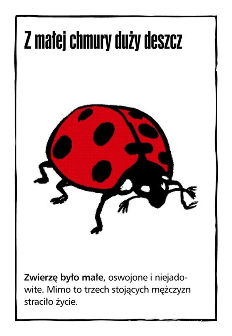 Czarne Historie, Głupia śmierć 2, gra karciana