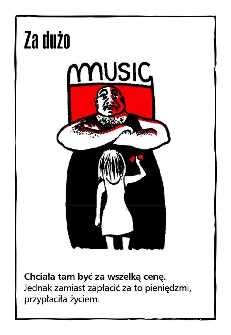 Czarne Historie, Upiorna muzyka, gra karciana