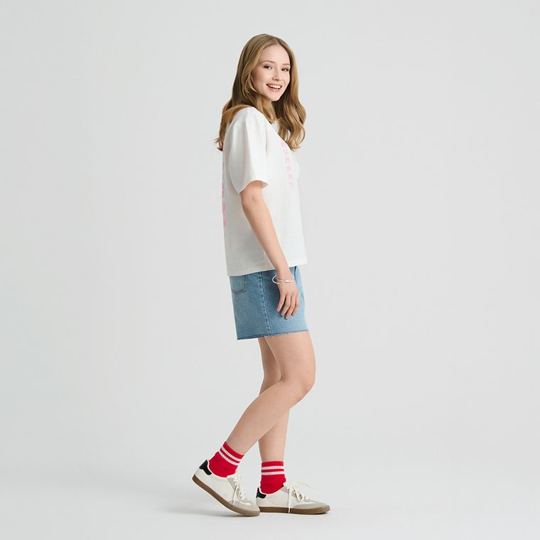 Czerwone wysokie skarpetki NOWEAR