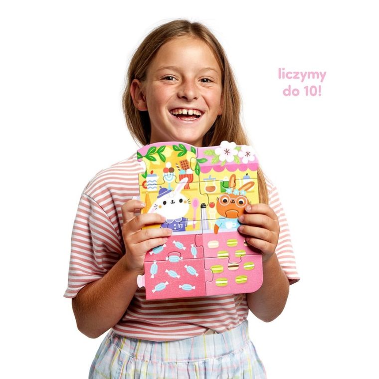 CzuCzu, Cyfry, Króliczki, puzzle, 40 elementów