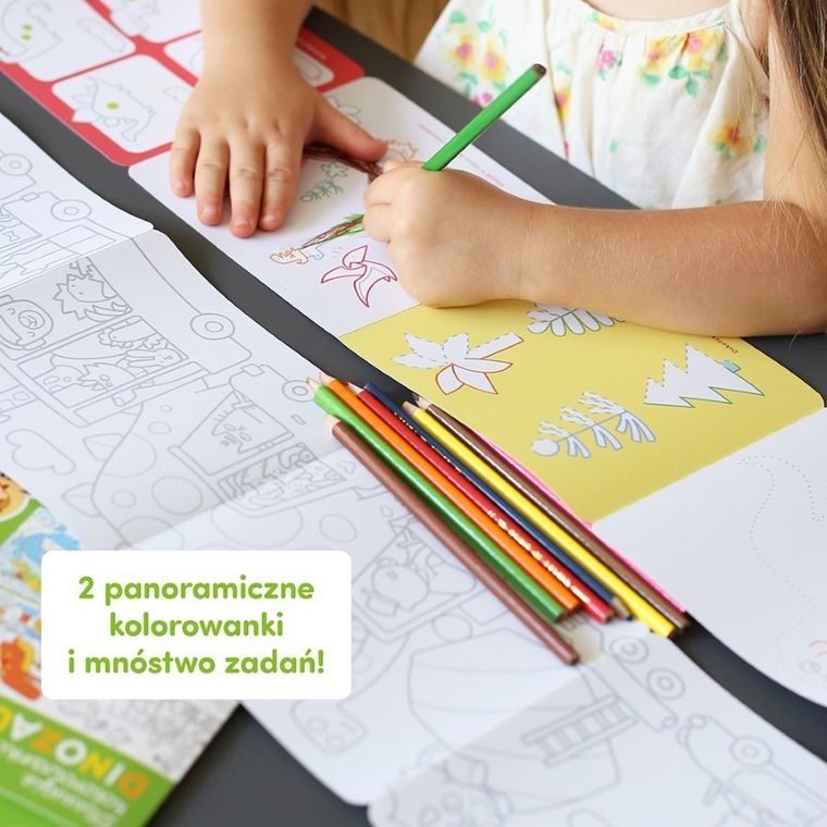 CzuCzu, Dłuuugie kolorowanki, Dinozaury