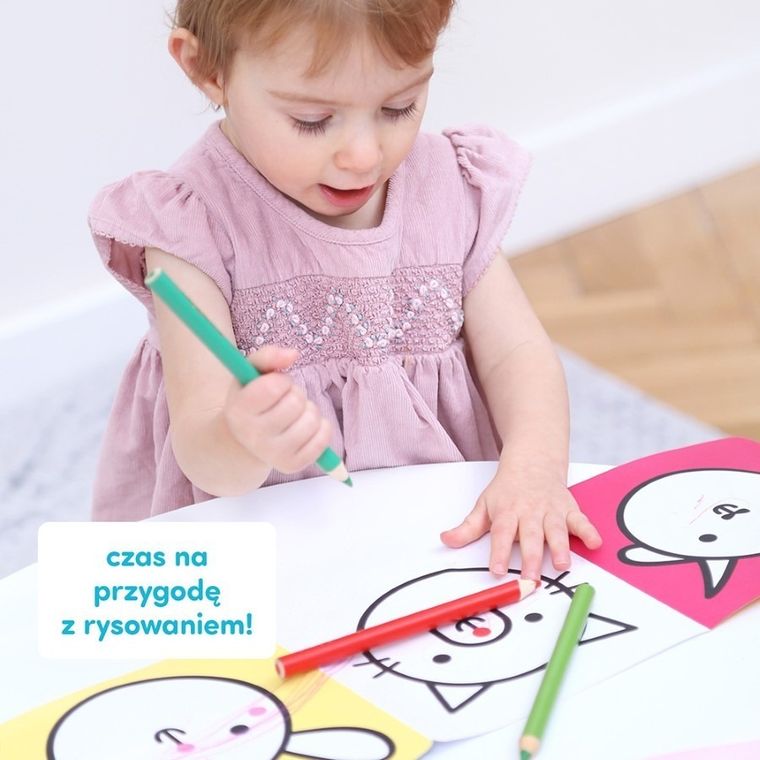 CzuCzu, Dłuuugie rysowanki, Zwierzęta, książeczka edukacyjna, 18m+