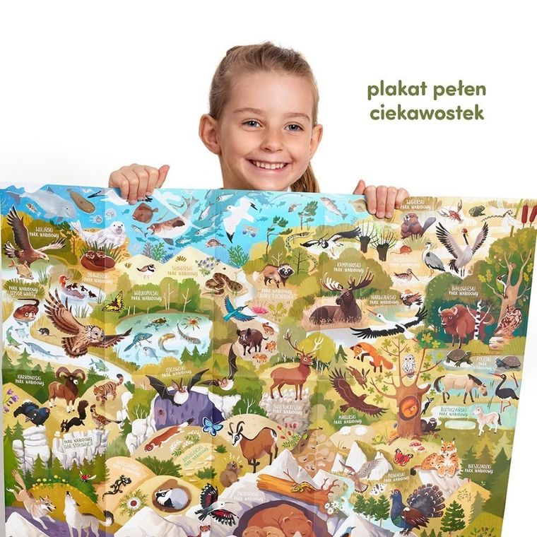 CzuCzu, Dzikie puzzle, Parki Narodowe, 200 elementów, 6+