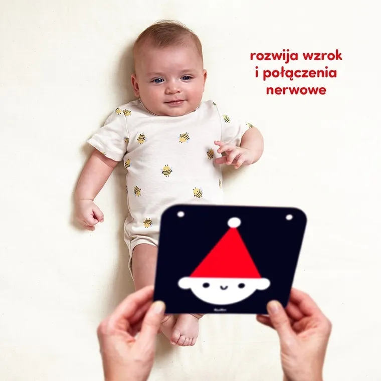 Czuczu, karty kontrastowe, duże, 0m+