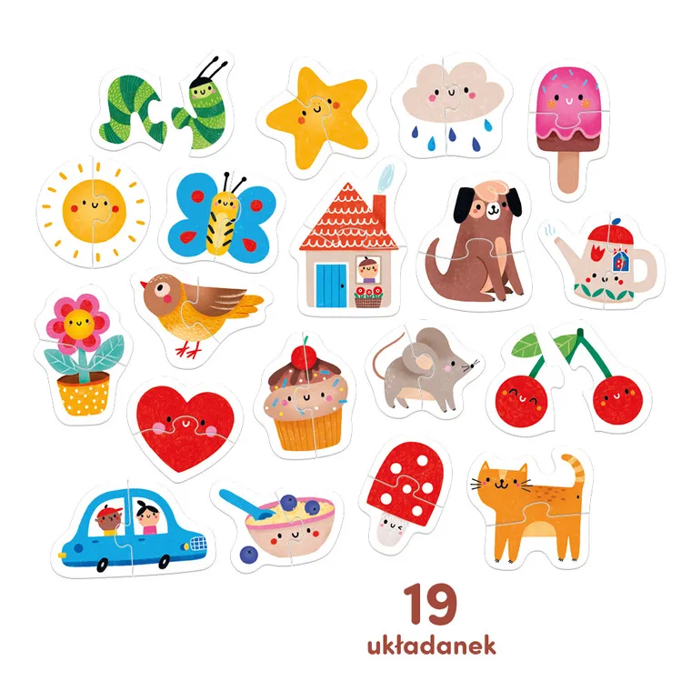 CzuCzu, Moje pierwsze puzzle, Do pary, 2 elementy, 15m+