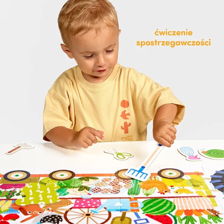 CzuCzu, Moto puzzle, Traktor, 24 elementy