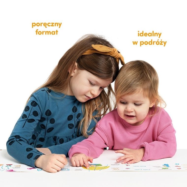 CzuCzu, Paluszkowe zabawy, książeczka harmonijka, 18m+