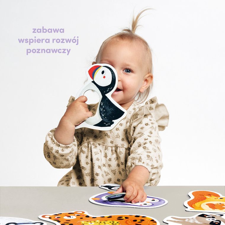 Czuczu, Pierwsze puzzle, Mama i ja, 11x 2 elementy, 18m+