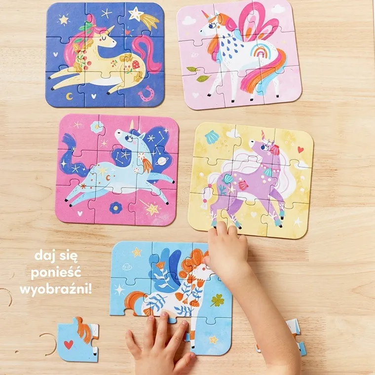 CzuCzu, puzzle, Baśniowe Jednorożce 3+