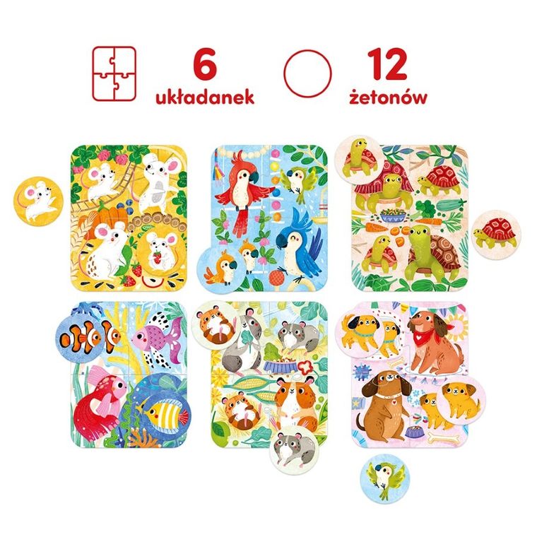 CzuCzu, puzzle, Myszka i przyjaciele