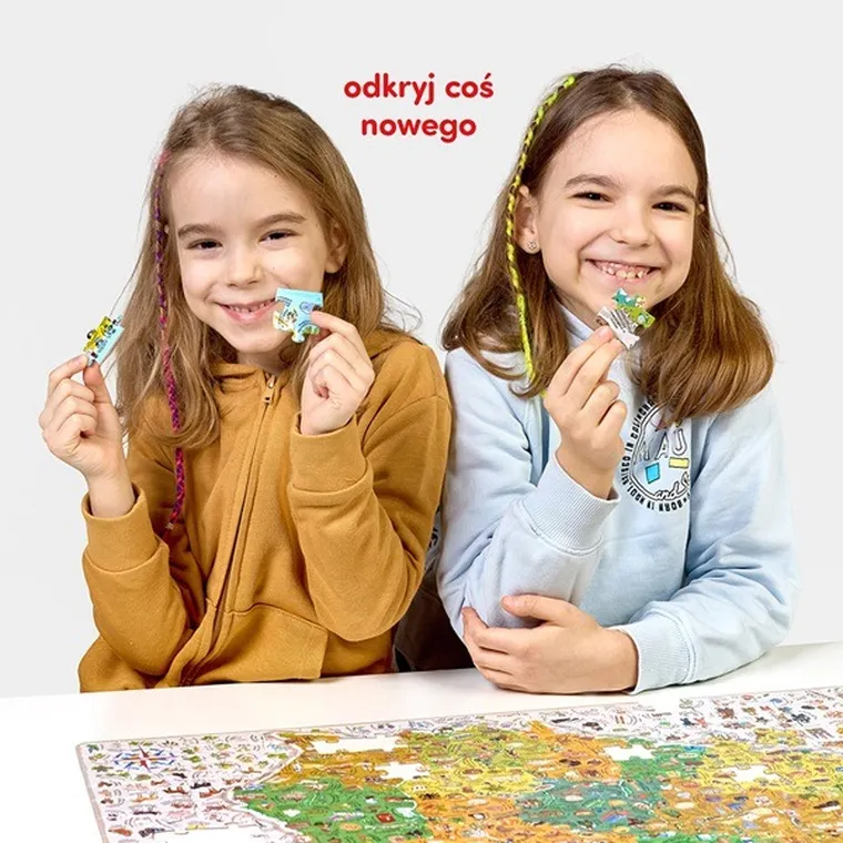 CzuCzu, puzzle odkrywcy, Mapa Polski, 300 elementów