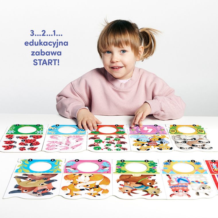 CzuCzu, puzzle z dziurką, pociąg z cyferkami, 30 elementów