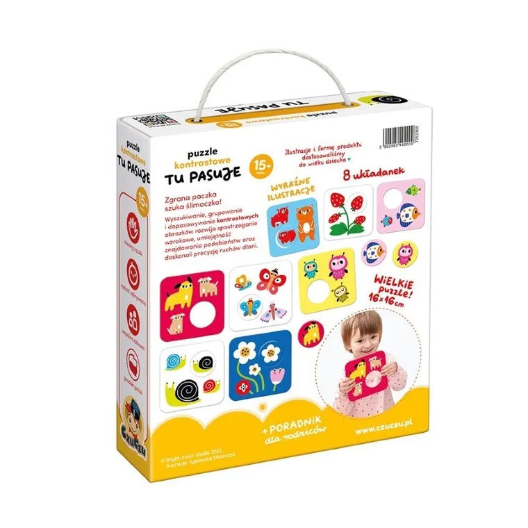 Czuczu, Tu pasuje, puzzle kontrastowe
