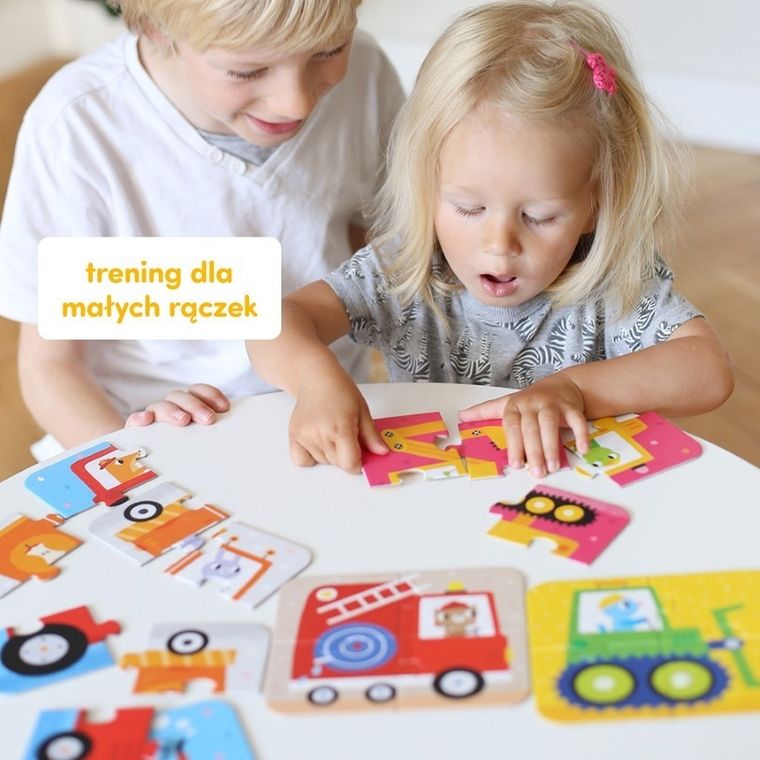 CzuCzu, Układam pojazdy, zabawa edukacyjna