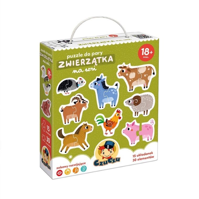 CzuCzu, Zwierzątka na wsi, puzzle do pary