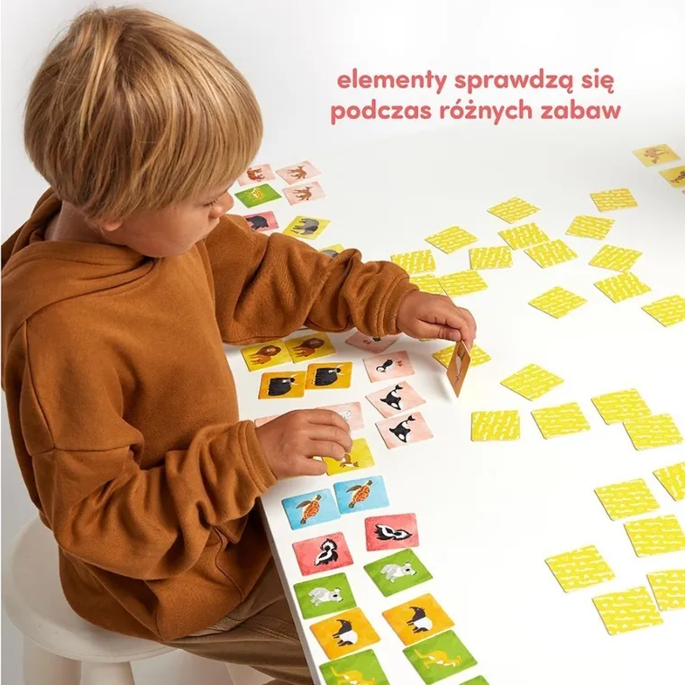 CzuCzu, Zwierzęta świata, Memory, gra pamięciowa, 104 elementy