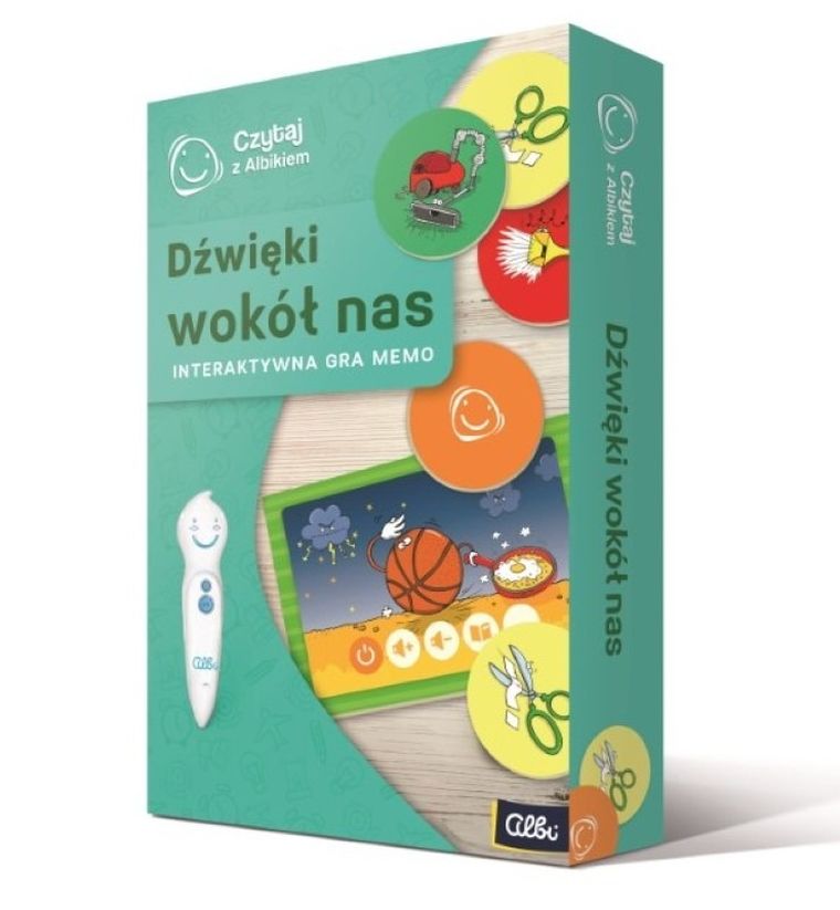 Czytaj z Albikiem. Dźwięki wokół nas. Interaktywna gra memo