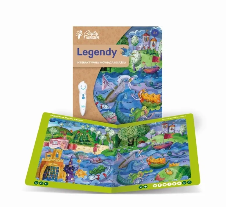 Czytaj z Albikiem. Legendy. Interaktywna mówiąca książka