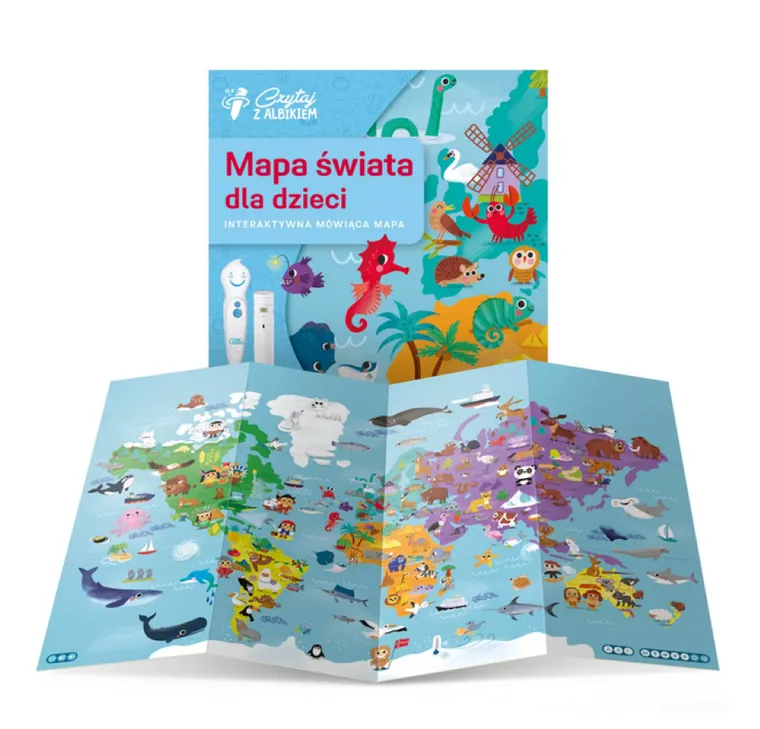 Czytaj z Albikiem. Mapa Świata