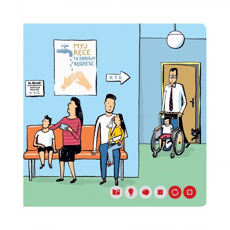 Czytaj z Albikiem. Mini książeczka. Zawody. Lekarze