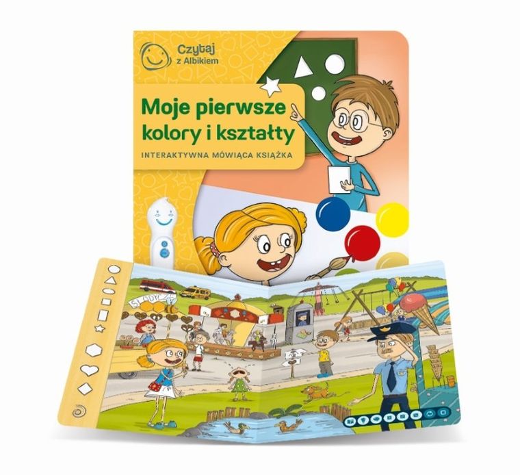 Czytaj z Albikiem. Moje pierwsze kolory i kształty