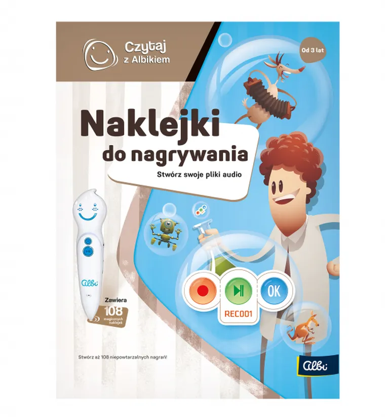 Czytaj z Albikiem. Naklejki do nagrywania dzwięków