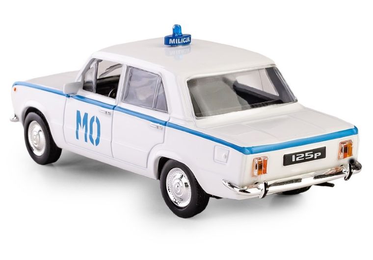 Daffi, Kolekcja Polskiej Motoryzacji, Fiat 125p MO, pojazd, model metalowy, 1:43