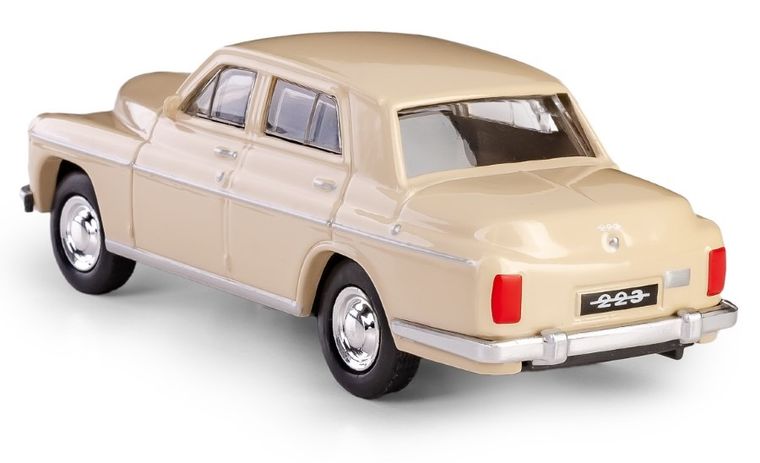 Daffi, Kolekcja Polskiej Motoryzacji, Warszawa 223, pojazd, model metalowy, beżowy, 1:43