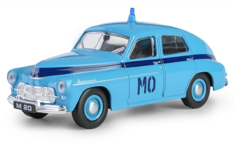Daffi, Kolekcja Polskiej Motoryzacji, Warszawa M-20 MO, pojazd, model metalowy, 1:43