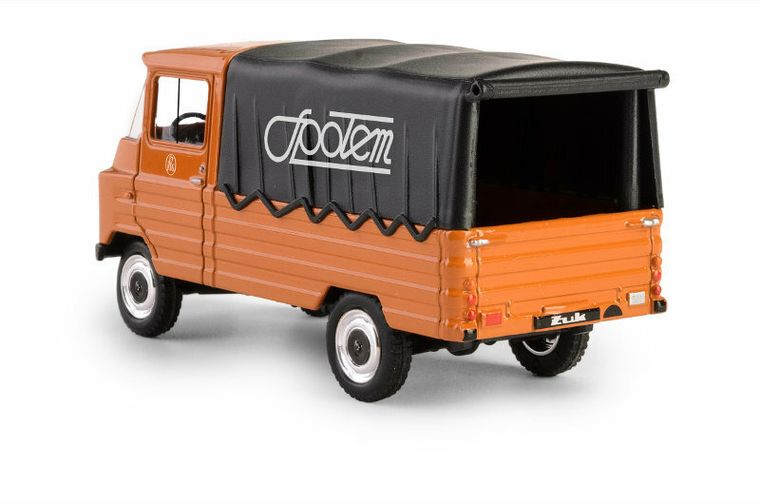 Daffi, Kolekcja Polskiej Motoryzacji, Żuk Społem, pojazd, model metalowy, brązowy, 1:43