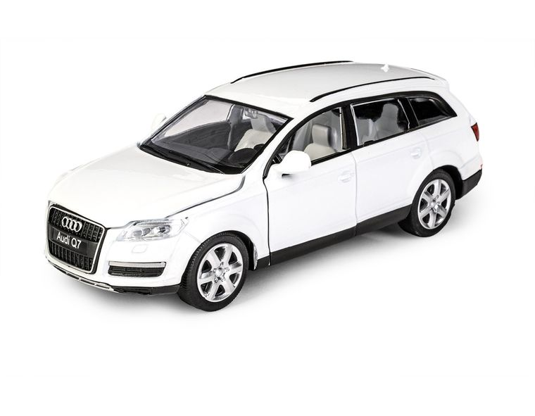 Daffi, MSZ, Audi Q7, pojazd, model metalowy, biały, 1:32