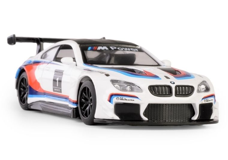 Daffi, MSZ, BMW M6 GT3, pojazd, model metalowy, biały, 1:44
