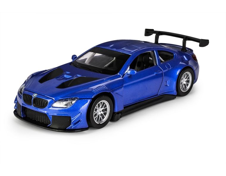 Daffi, MSZ, BMW M6 GT3, pojazd, model metalowy, niebieski, 1:32
