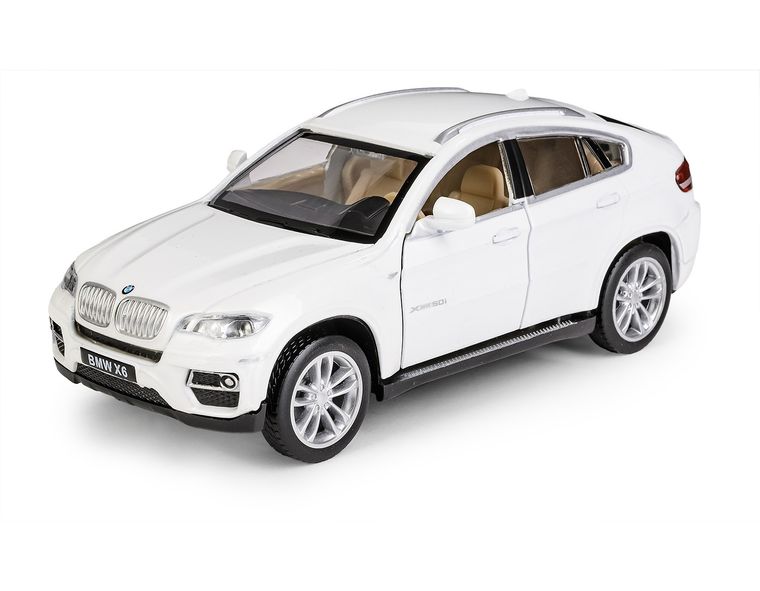 Daffi, MSZ, BMW X6, pojazd, model metalowy, biały, 1:32