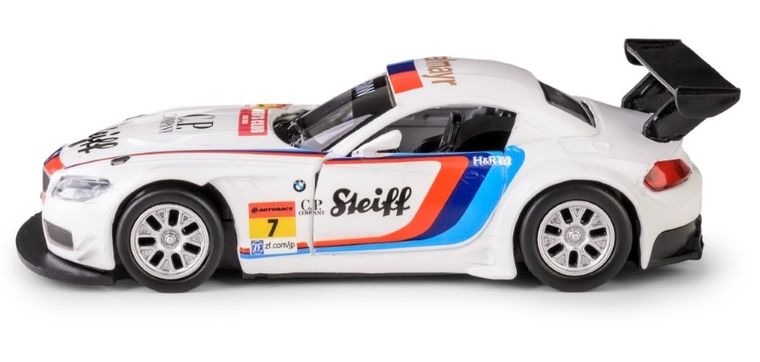 Daffi, MSZ, BMW Z4 GT3, pojazd, model metalowy, biały, 1:38