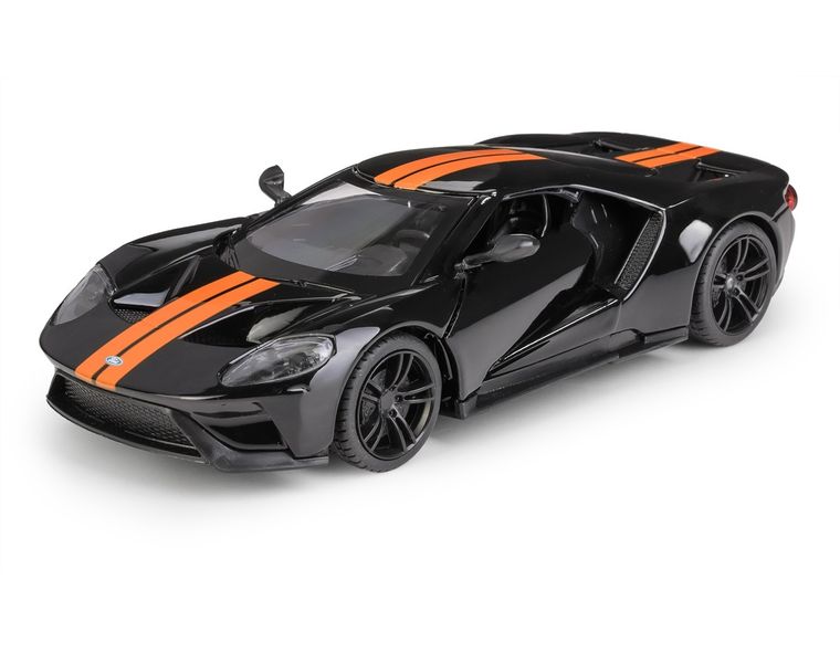 Daffi, MSZ, Ford GT 2017, pojazd, model metalowy, czarny, 1:32