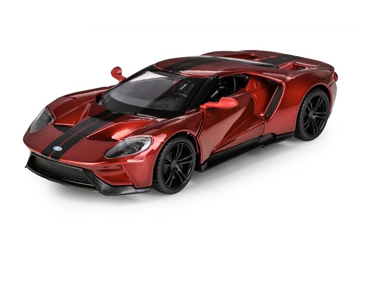 Daffi, MSZ, Ford GT 2017, pojazd, model metalowy, czerwony, 1:32
