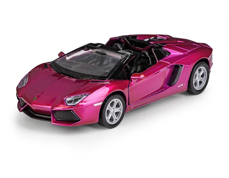Daffi, MSZ, Lamborghini Aventador Roadster, pojazd, model metalowy, różowy, 1:32