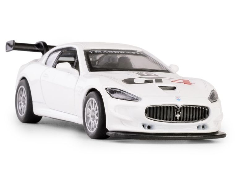 Daffi, MSZ, Maserati GranTurismo MC GT4, pojazd, model metalowy, biały, 1:43