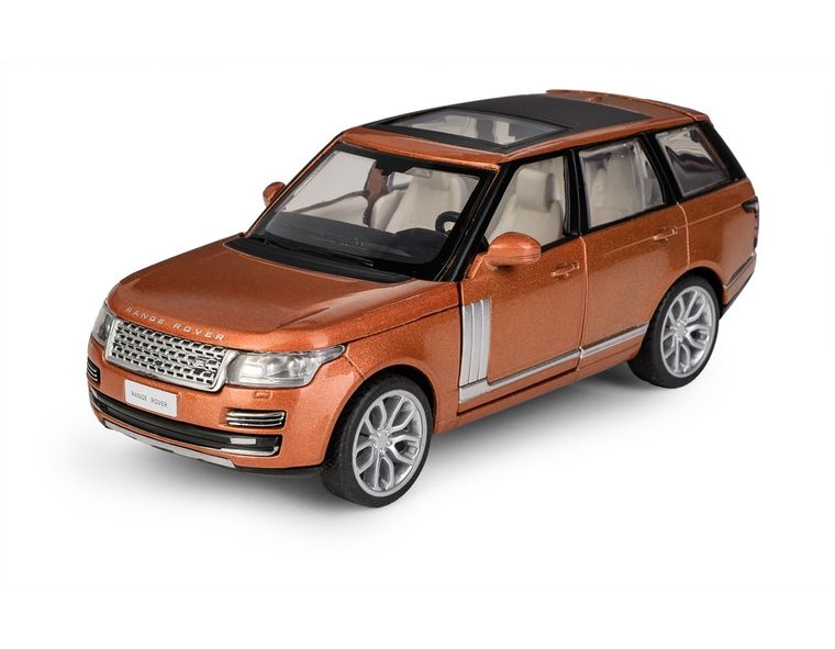 Daffi, MSZ, Range Rover 2013, pojazd, model metalowy, pomarańczowy, 1:34